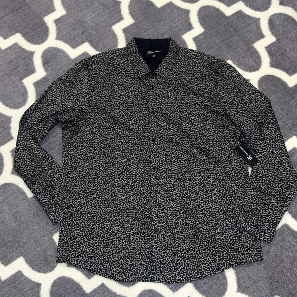 INC Cheetah Print Dress Shirt